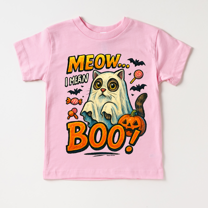 Meow.. I Mean Boo Halloween Cat Shirt - Halloween Tee - Convenient store