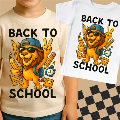 Back To School Lion Mascot Shirt - Back To School Tee - Convenient store