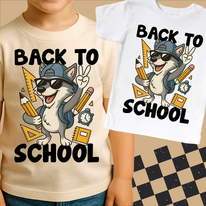 Back To School Wolf Mascot Shirt - Back To School Tee - Convenient store