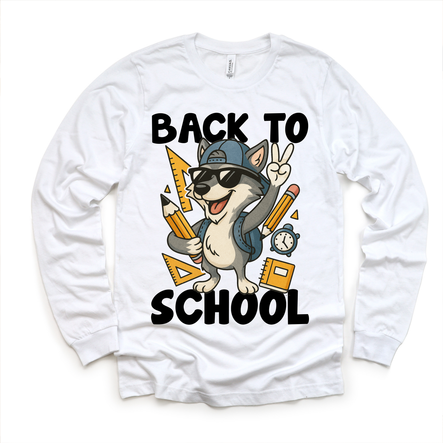 Back To School Wolf Mascot Shirt - Back To School Tee - Convenient store