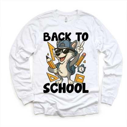 Back To School Wolf Mascot Shirt - Back To School Tee - Convenient store