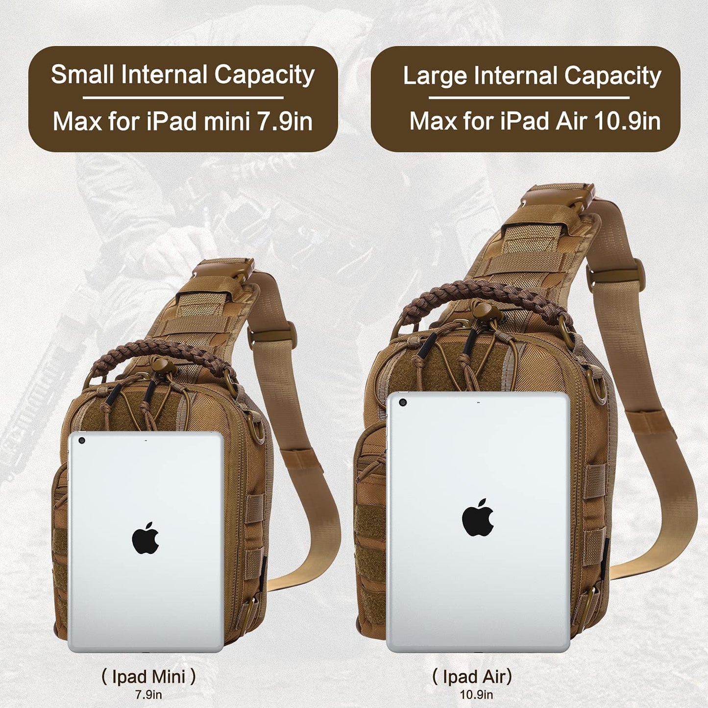 Military Anti-Cut Waterproof Tactical Range Sling Bag