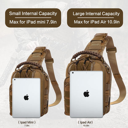 Military Anti-Cut Waterproof Tactical Range Sling Bag