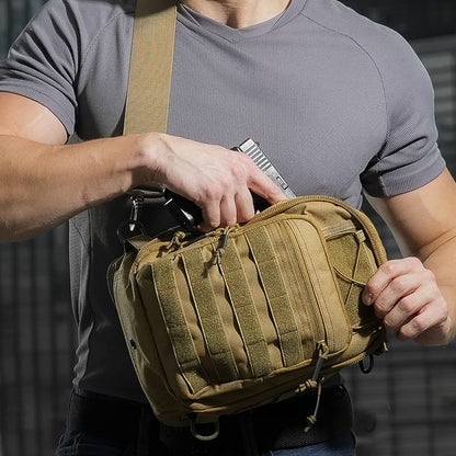 Military Anti-Cut Waterproof Tactical Range Sling Bag