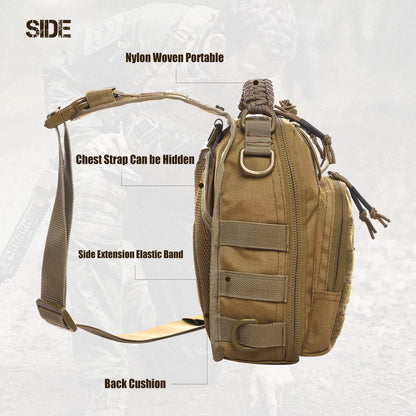 Military Anti-Cut Waterproof Tactical Range Sling Bag