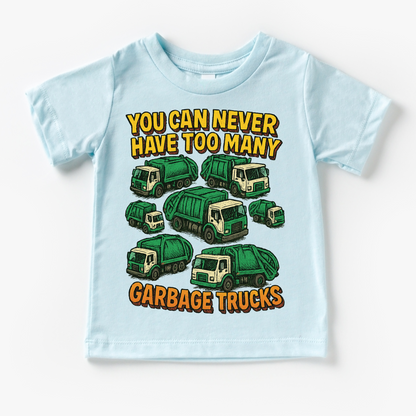 You Can Never Have Too Many Garbage Tucks Shirt - Fun Garbage Truck Tee - Convenient store