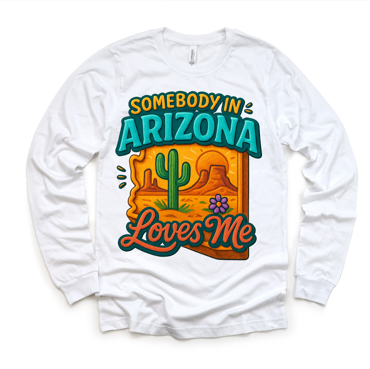 Somebody In Arizona Loves Me Shirt - State Souvenir Tee - Convenient store
