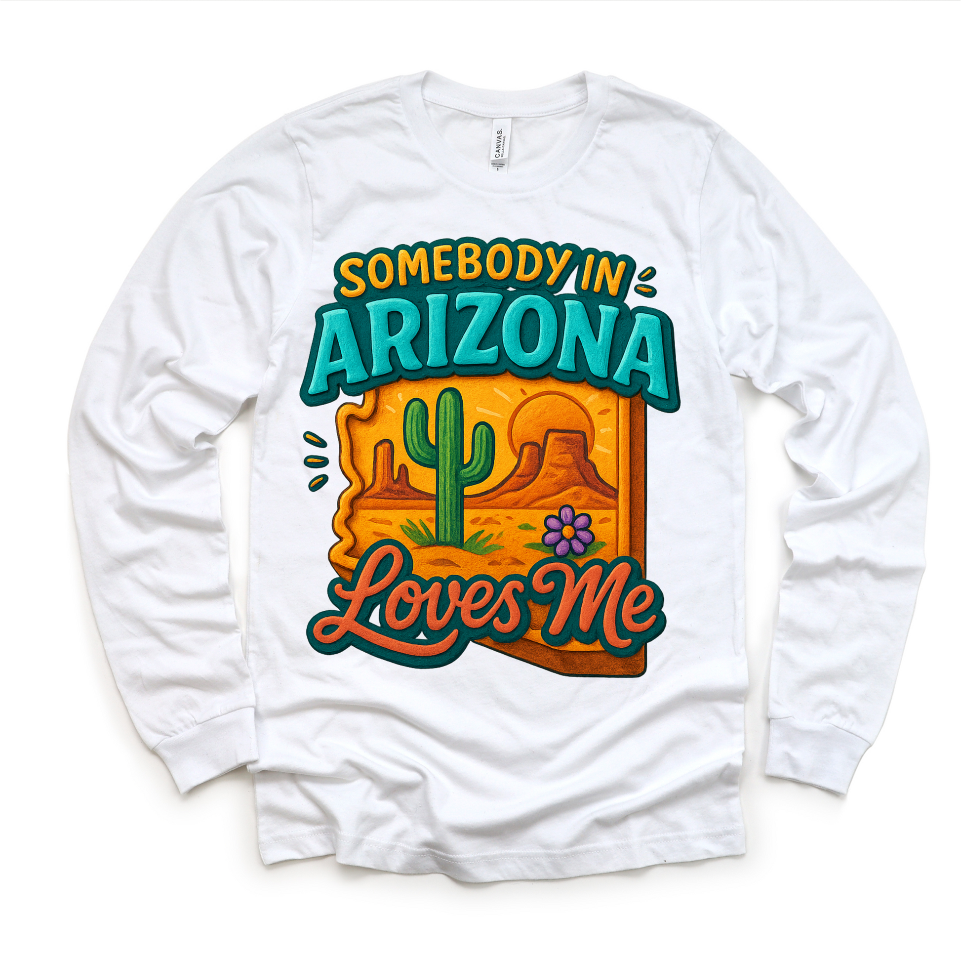 Somebody In Arizona Loves Me Shirt - State Souvenir Tee - Convenient store