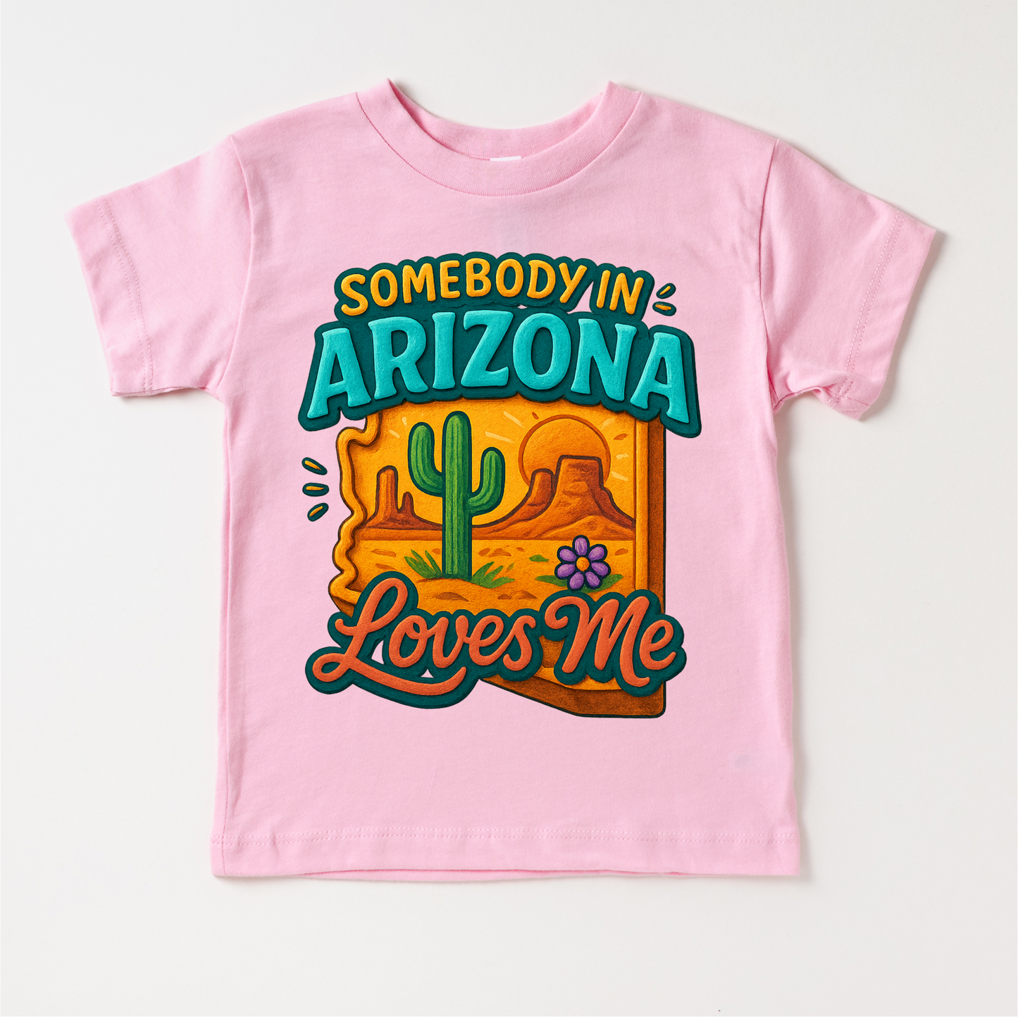 Somebody In Arizona Loves Me Shirt - State Souvenir Tee - Convenient store