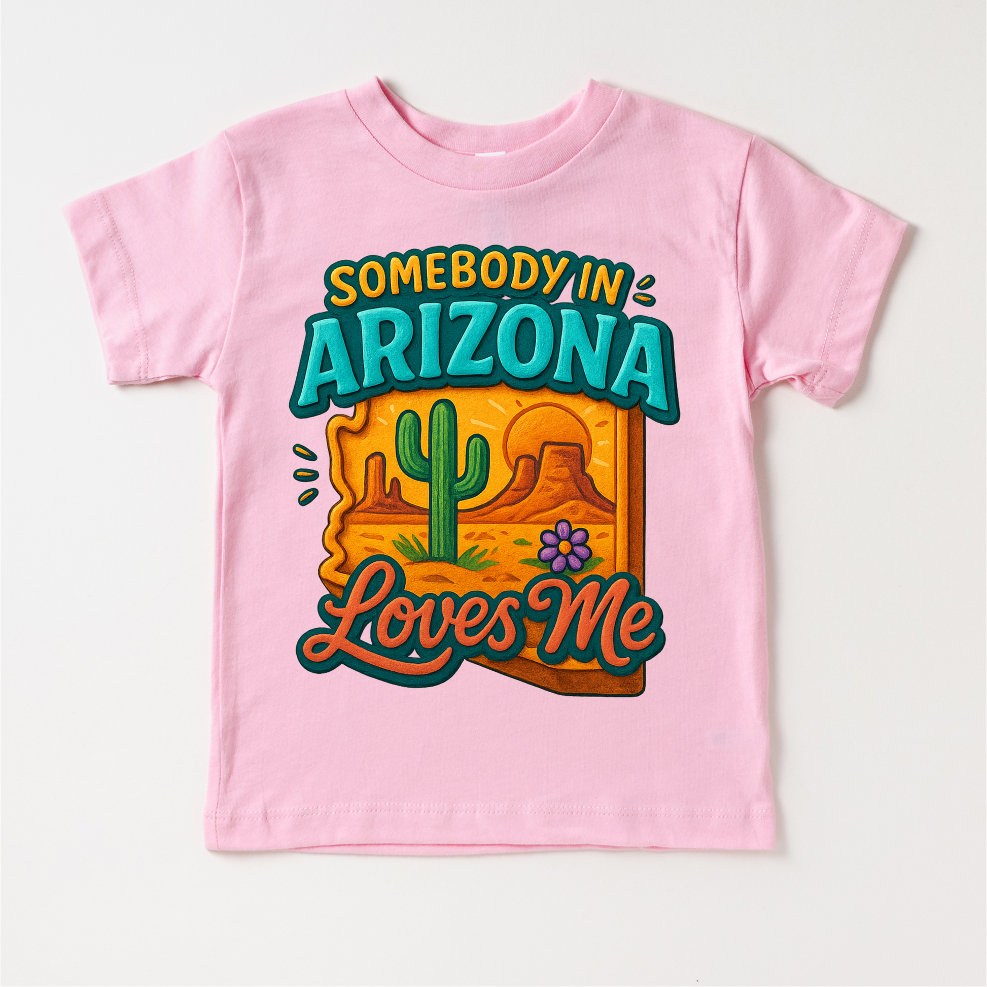 Somebody In Arizona Loves Me Shirt - State Souvenir Tee - Convenient store