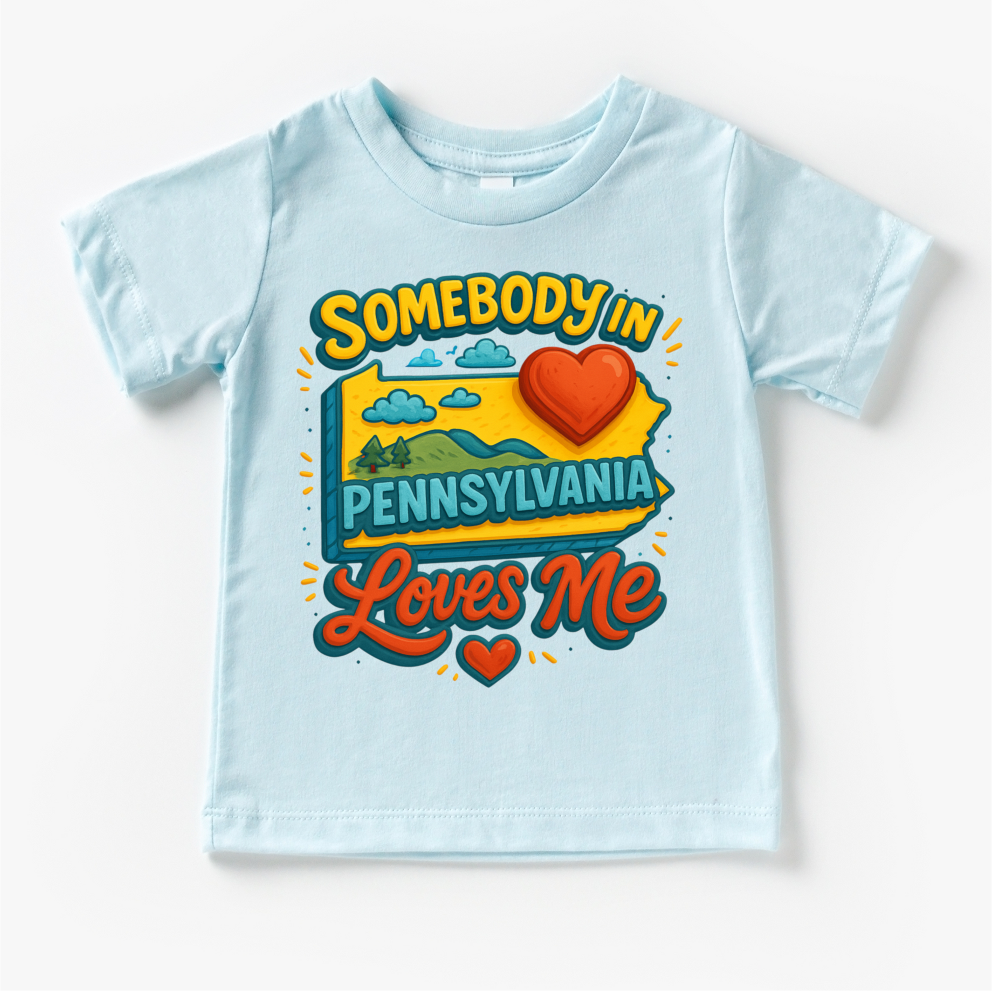 Somebody In Pennsylvania Loves Me Shirt - State Souvenir Tee - Convenient store