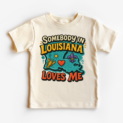 Somebody In Louisiana Loves Me Shirt - State Souvenir Tee - Convenient store
