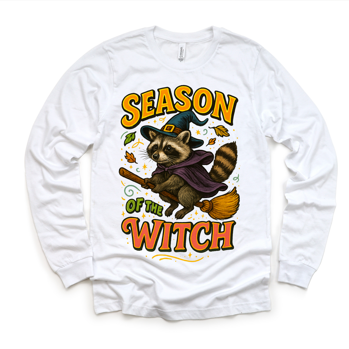 Season Of The Witch Raccoon Shirt - Halloween Tee - Convenient store