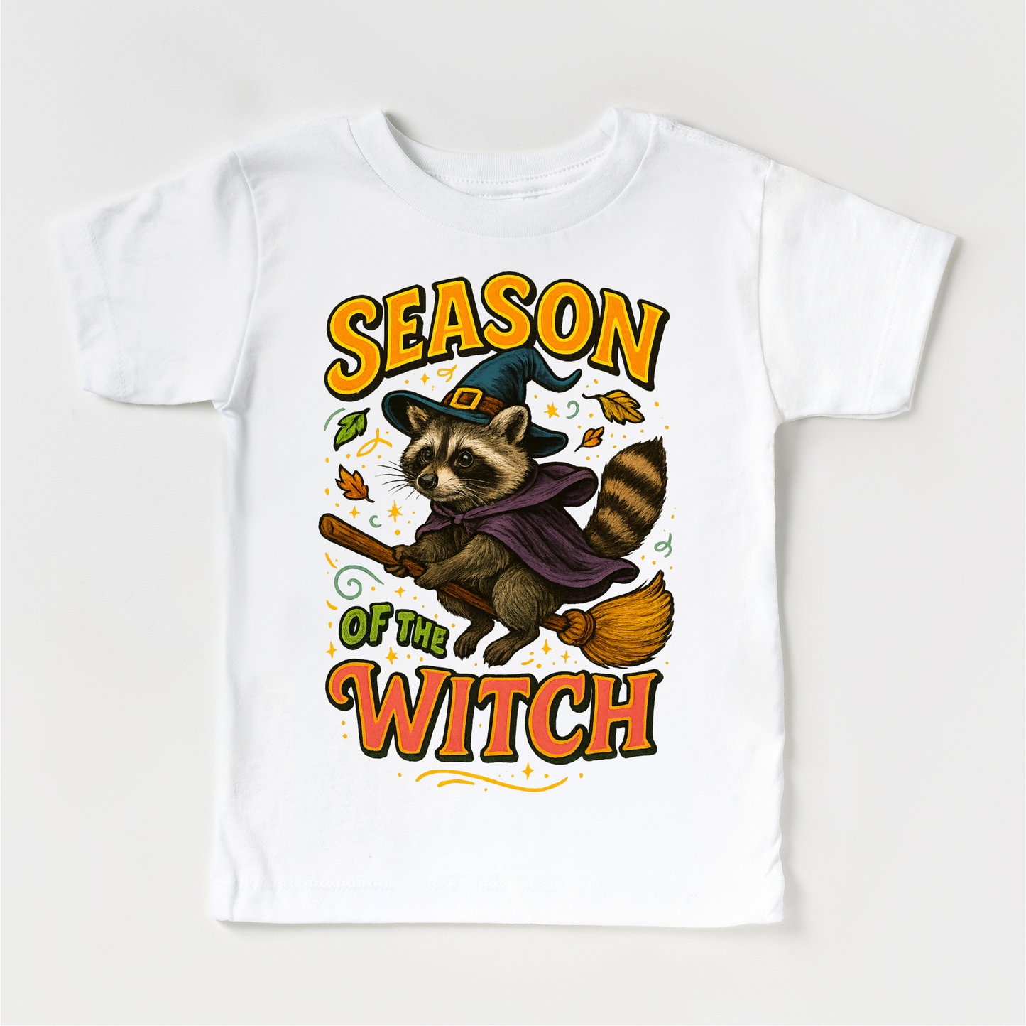 Season Of The Witch Raccoon Shirt - Halloween Tee - Convenient store