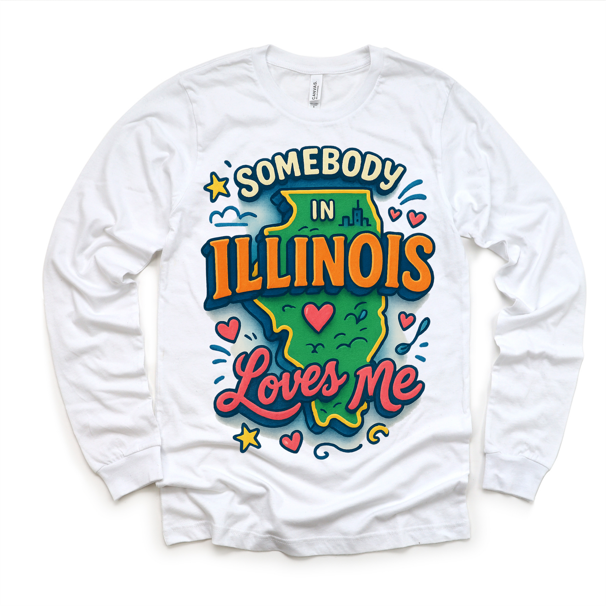 Somebody In Illinois Loves Me Shirt - State Souvenir Tee - Convenient store