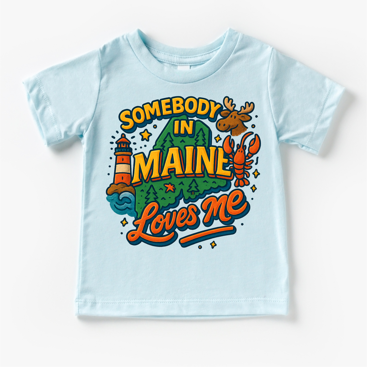 Somebody In Maine Loves Me Shirt - State Souvenir Tee - Convenient store