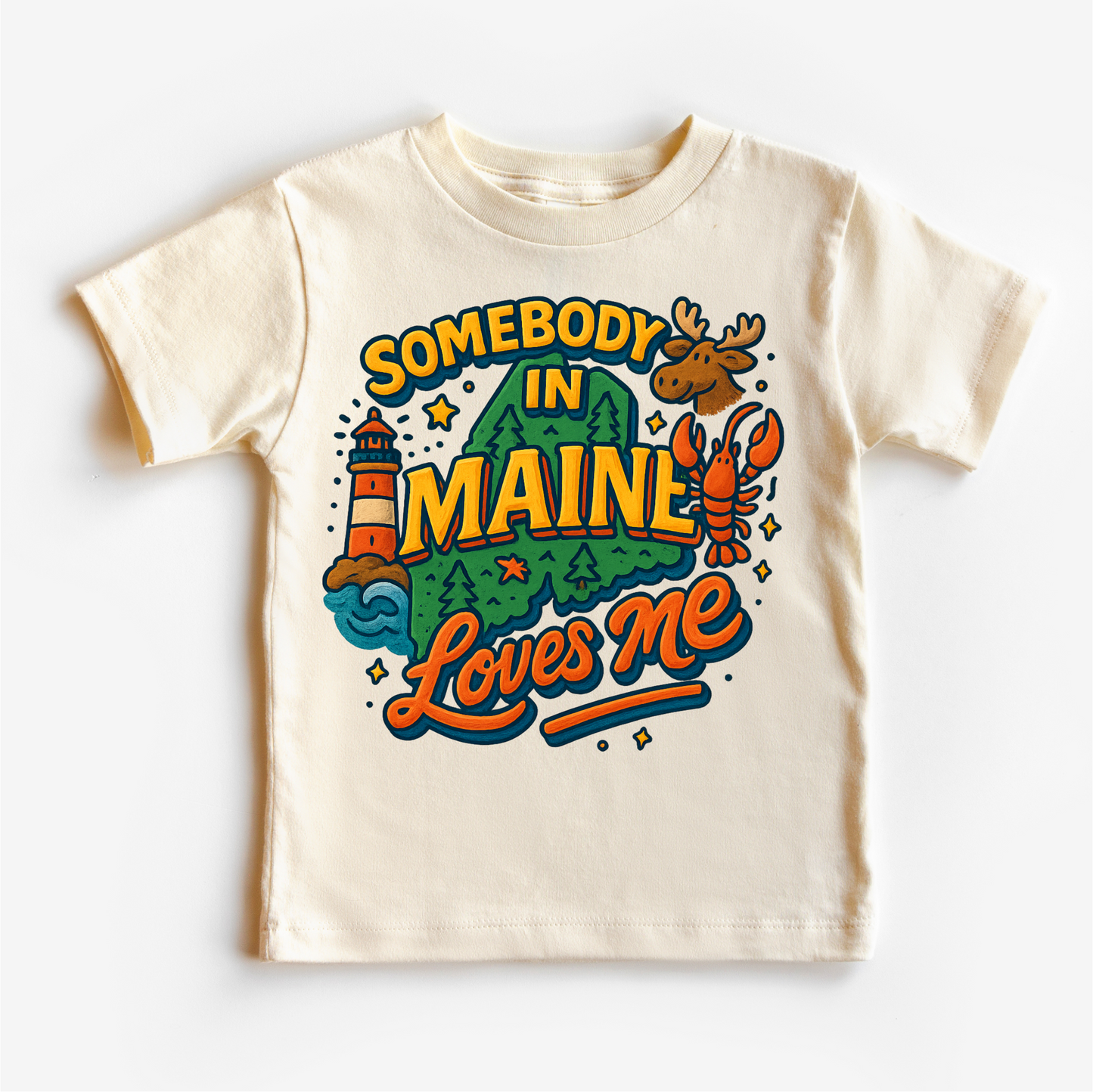 Somebody In Maine Loves Me Shirt - State Souvenir Tee - Convenient store
