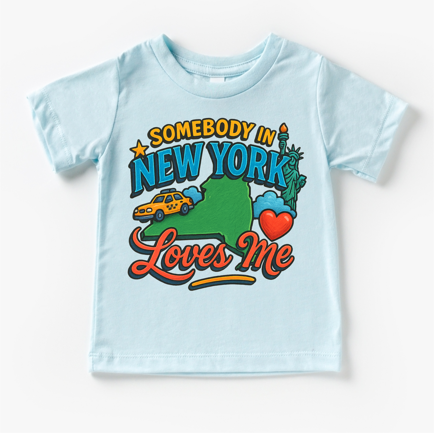 Somebody In New York Loves Me Shirt - State Souvenir Tee - Convenient store