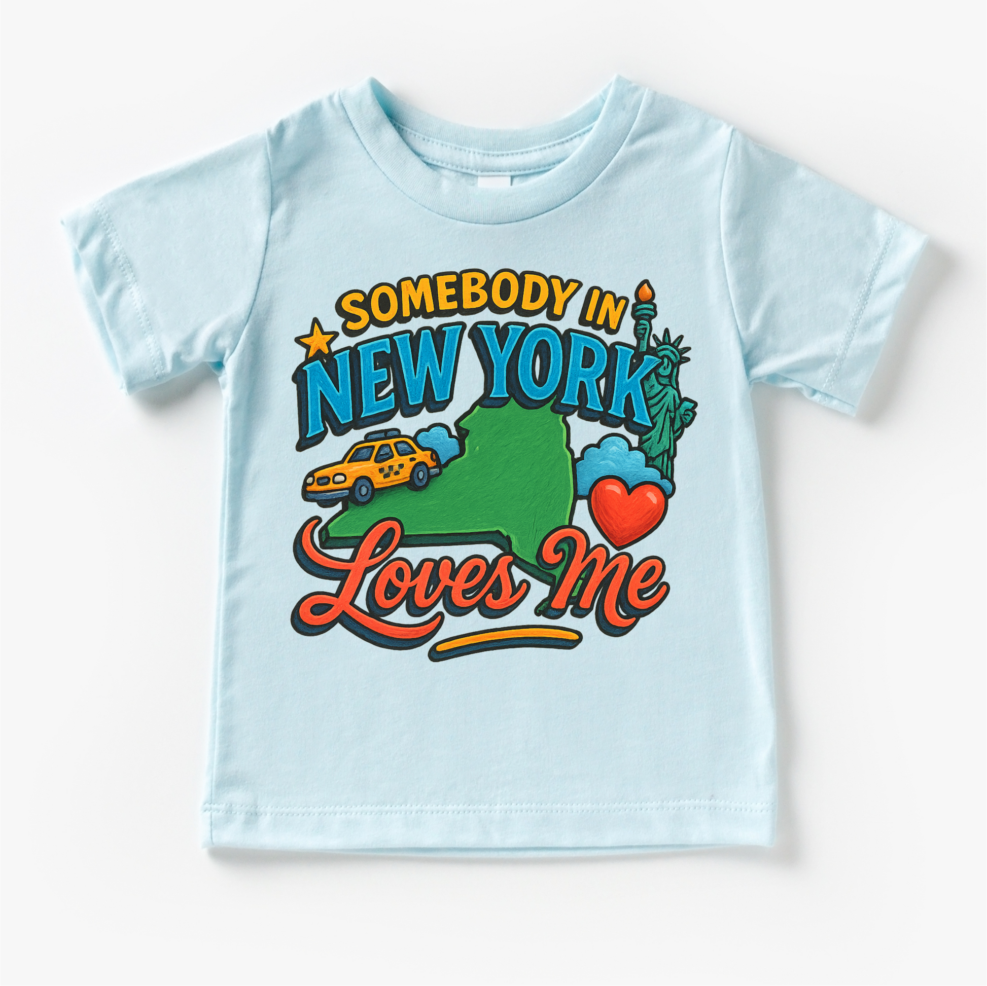 Somebody In New York Loves Me Shirt - State Souvenir Tee - Convenient store