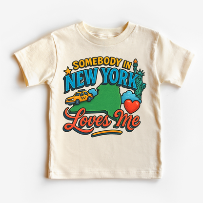 Somebody In New York Loves Me Shirt - State Souvenir Tee - Convenient store