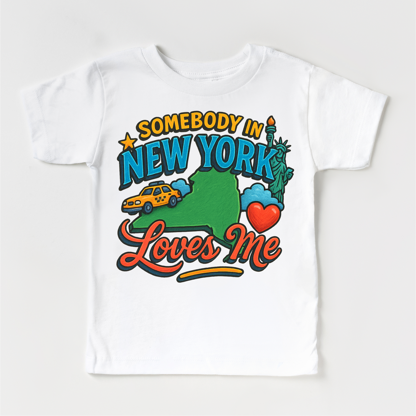 Somebody In New York Loves Me Shirt - State Souvenir Tee - Convenient store