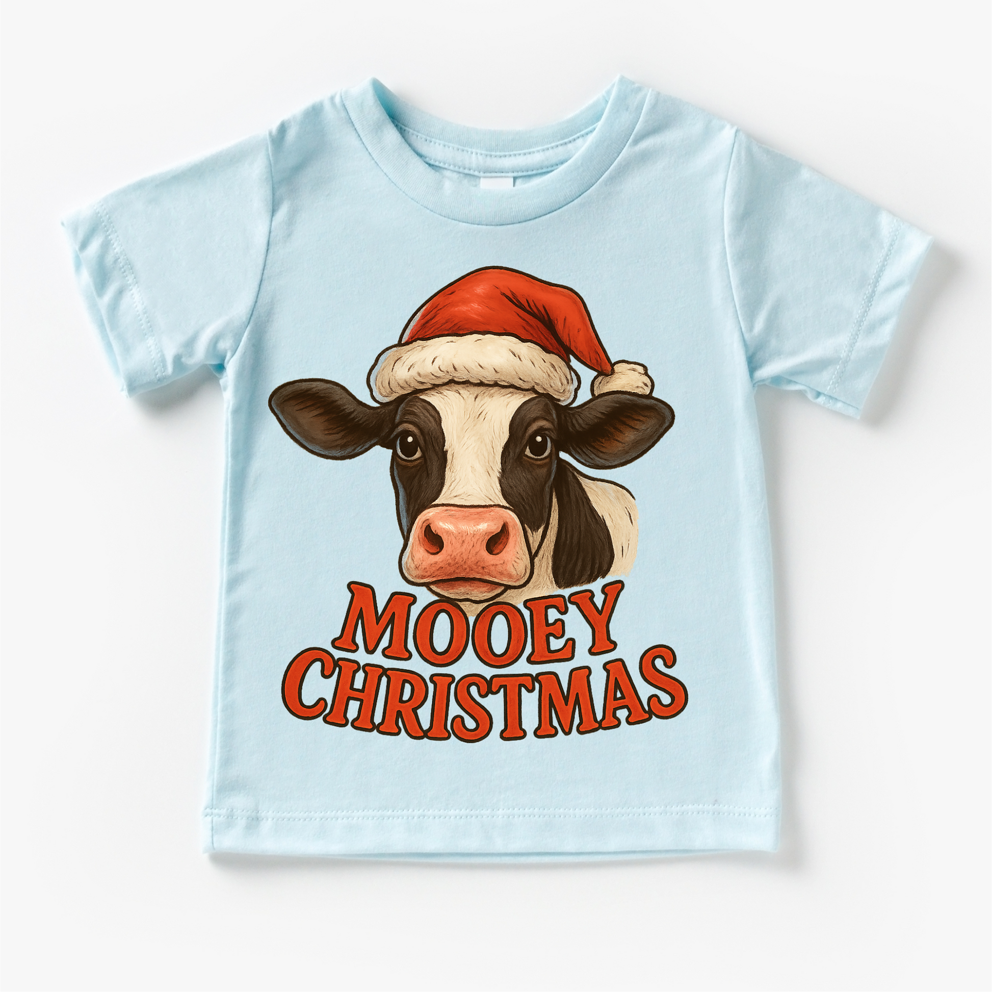 Mooey Christmas Country Cow Shirt - Farm Christmas Tee - Convenient store