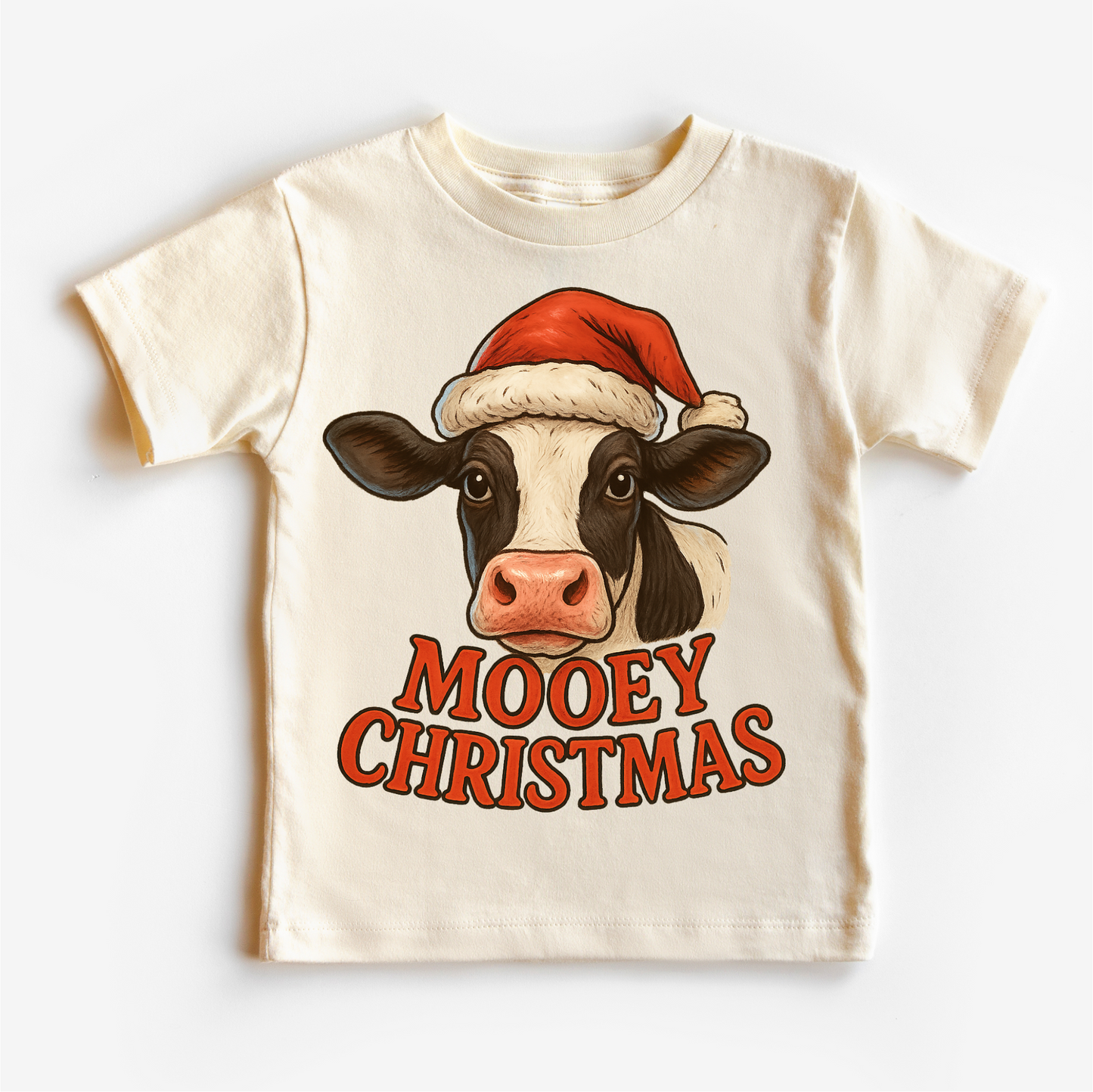 Mooey Christmas Country Cow Shirt - Farm Christmas Tee - Convenient store