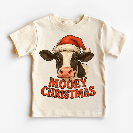 Mooey Christmas Country Cow Shirt - Farm Christmas Tee - Convenient store