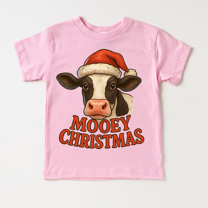 Mooey Christmas Country Cow Shirt - Farm Christmas Tee - Convenient store