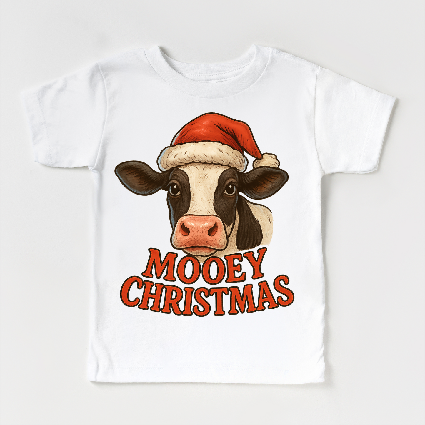 Mooey Christmas Country Cow Shirt - Farm Christmas Tee - Convenient store