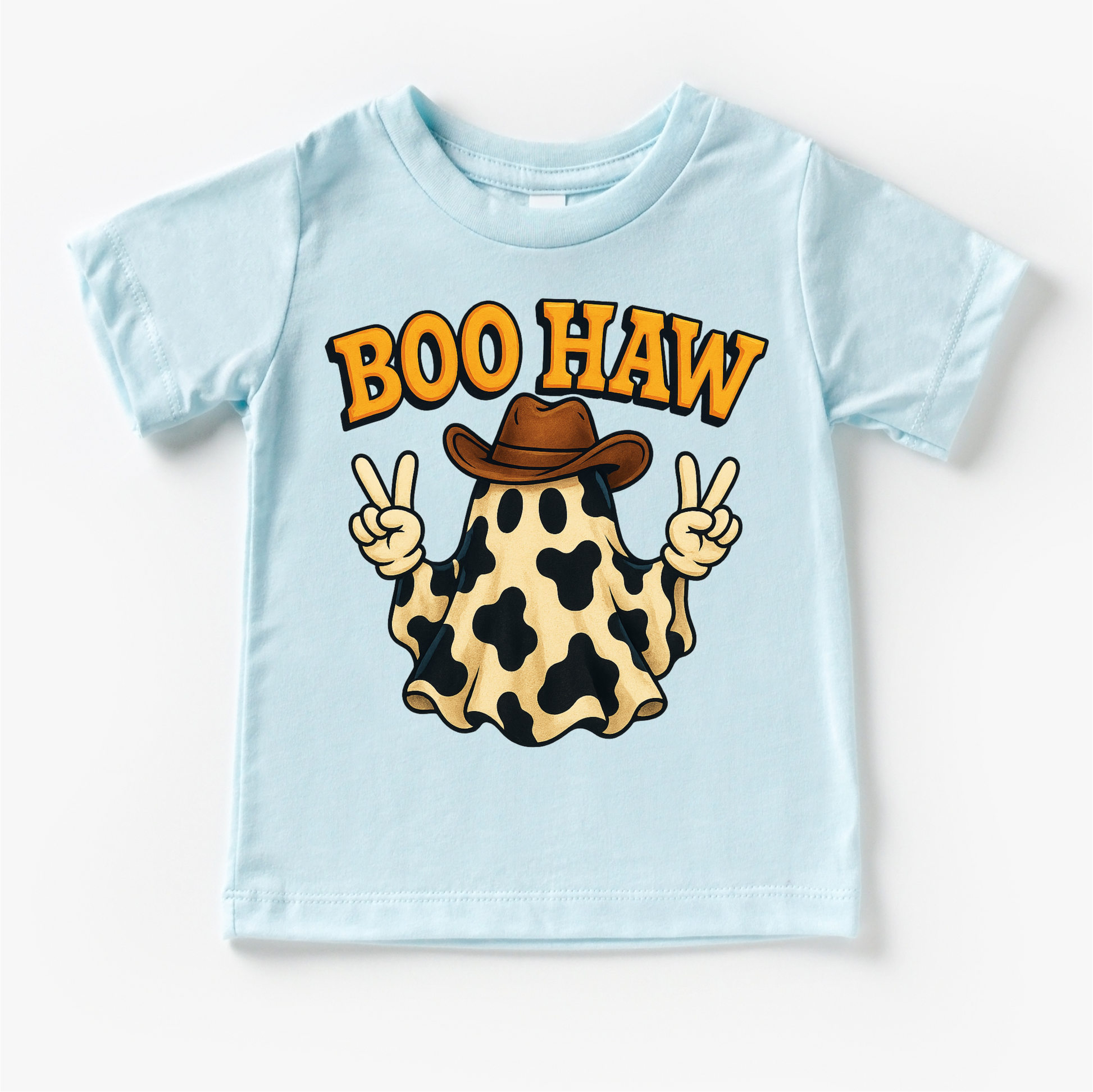 Boo How Cowboy Ghost Halloween Shirt - Western Halloween Tee - Convenient store