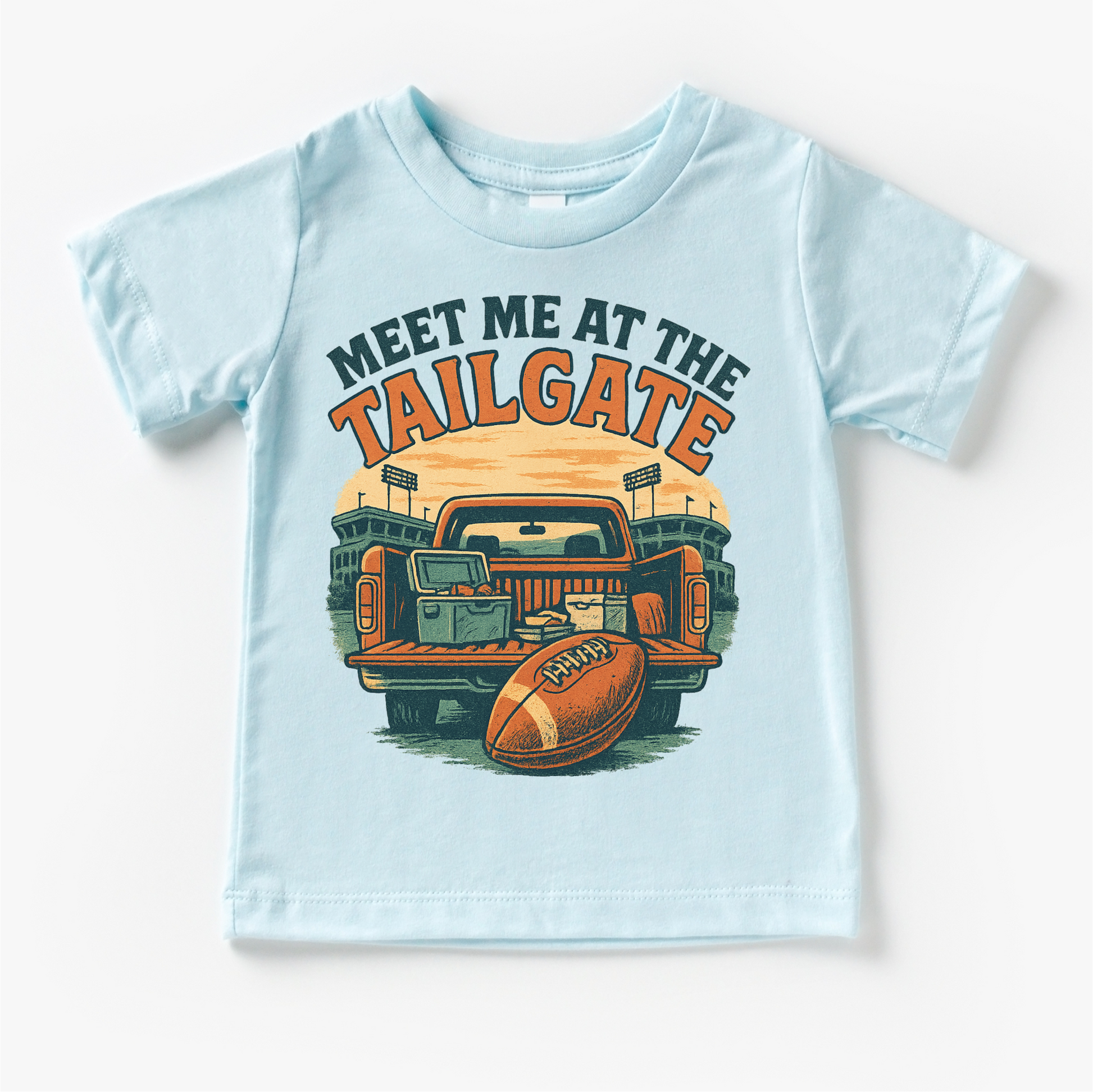 Meet Me At The Tailgate Football Shirt - Retro Football Tee - Convenient store