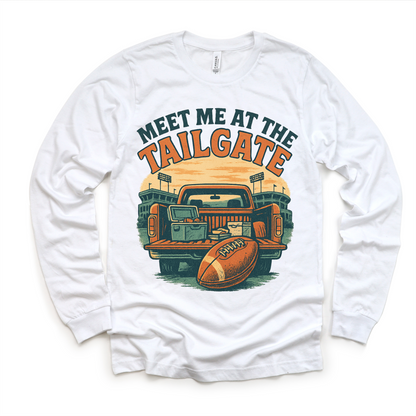 Meet Me At The Tailgate Football Shirt - Retro Football Tee - Convenient store