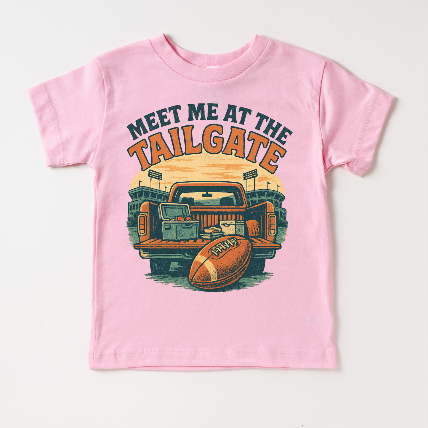 Meet Me At The Tailgate Football Shirt - Retro Football Tee - Convenient store