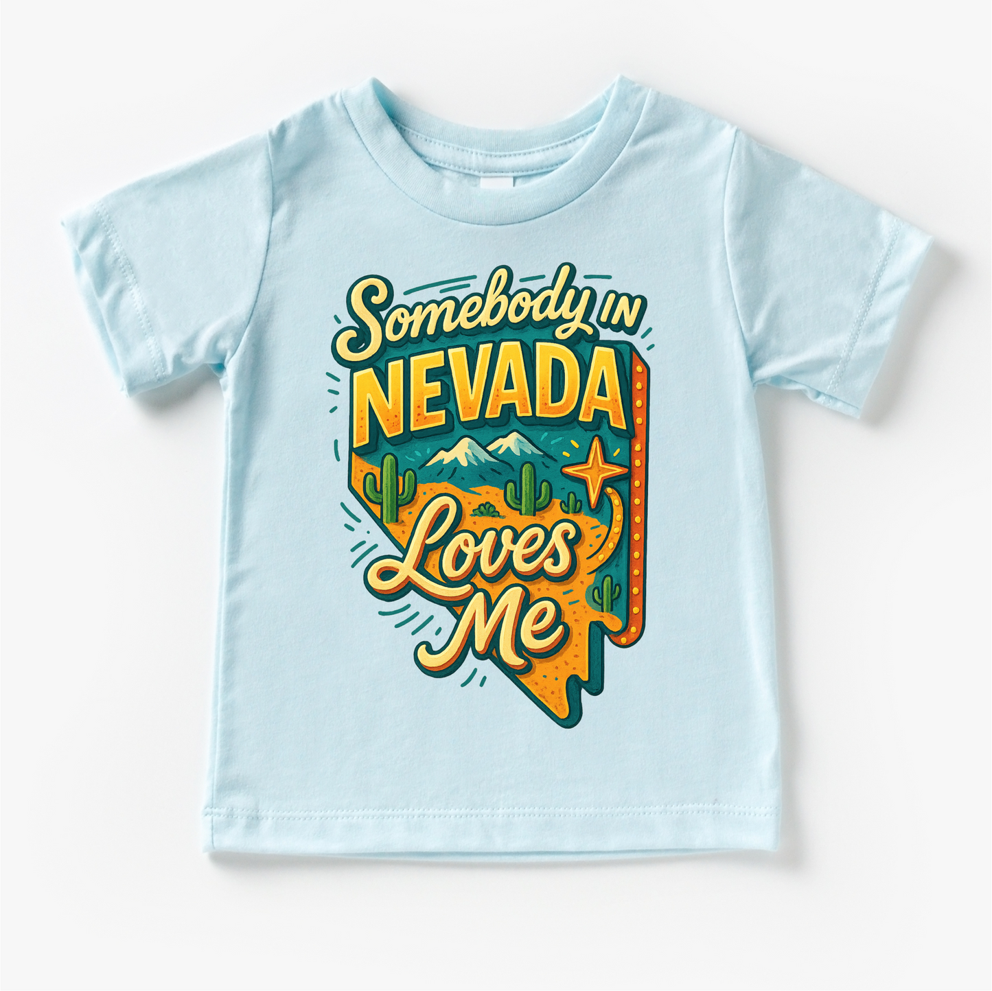 Somebody In Nevada Loves Me Shirt - State Souvenir Tee - Convenient store
