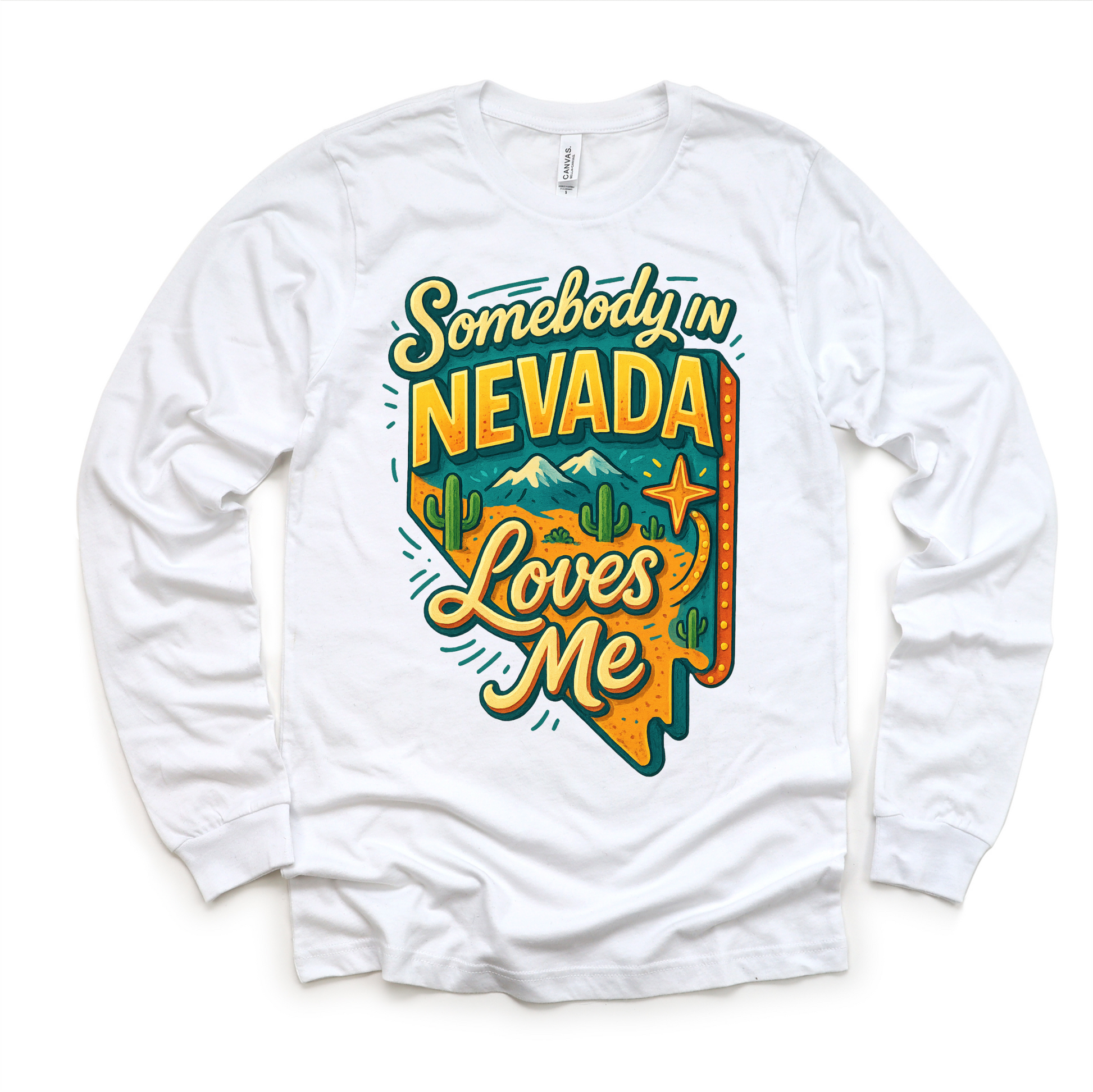 Somebody In Nevada Loves Me Shirt - State Souvenir Tee - Convenient store
