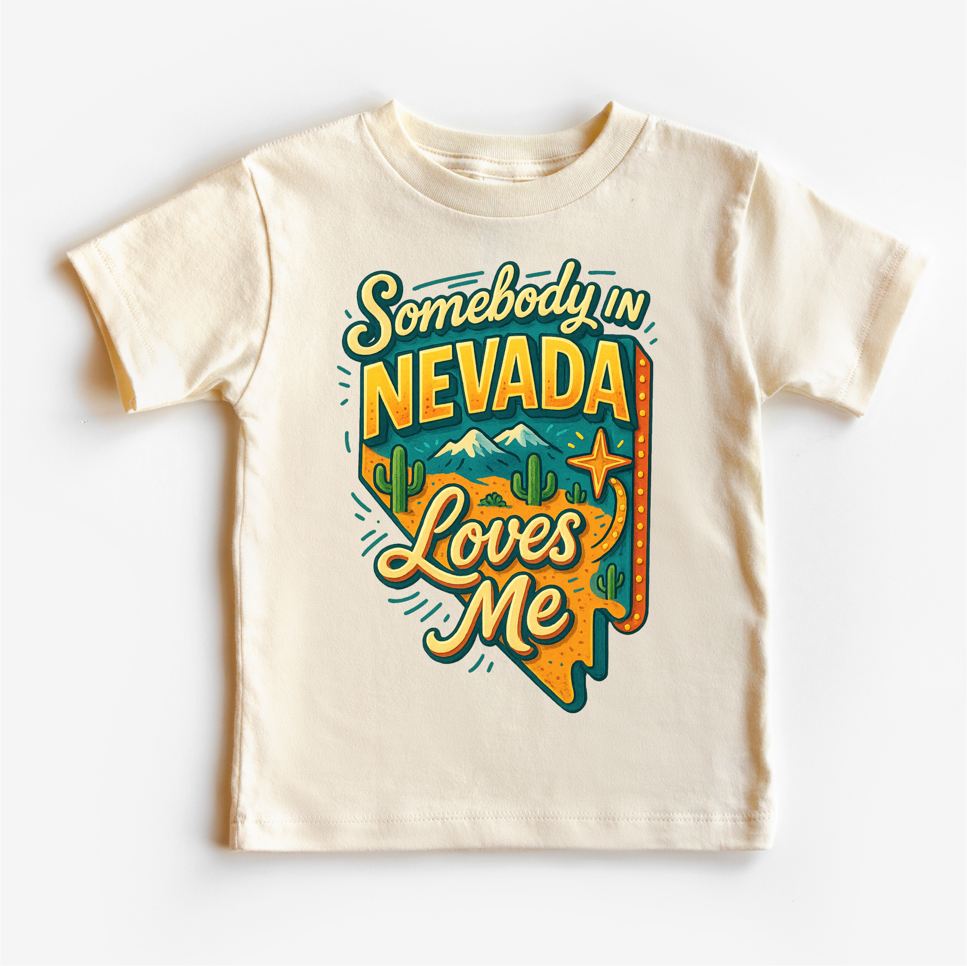 Somebody In Nevada Loves Me Shirt - State Souvenir Tee - Convenient store