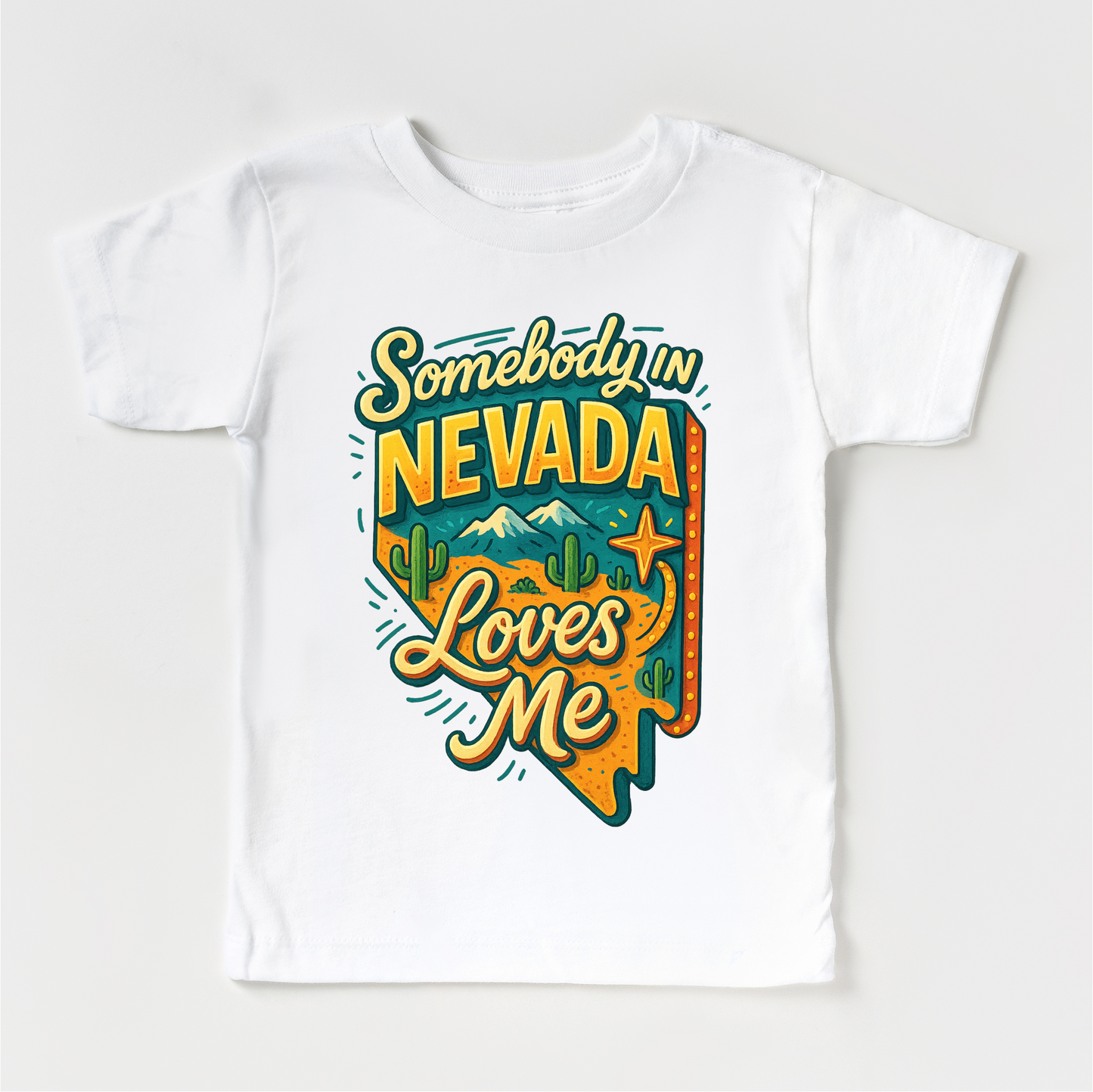 Somebody In Nevada Loves Me Shirt - State Souvenir Tee - Convenient store