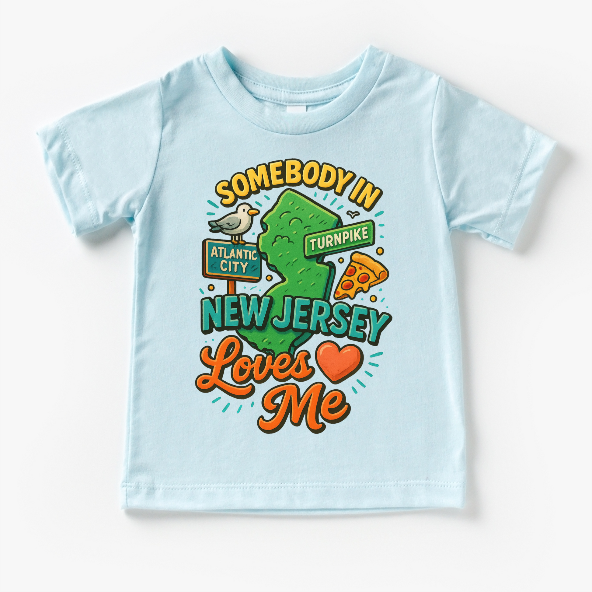 Somebody In New Jersey Loves Me Shirt - State Souvenir Tee - Convenient store