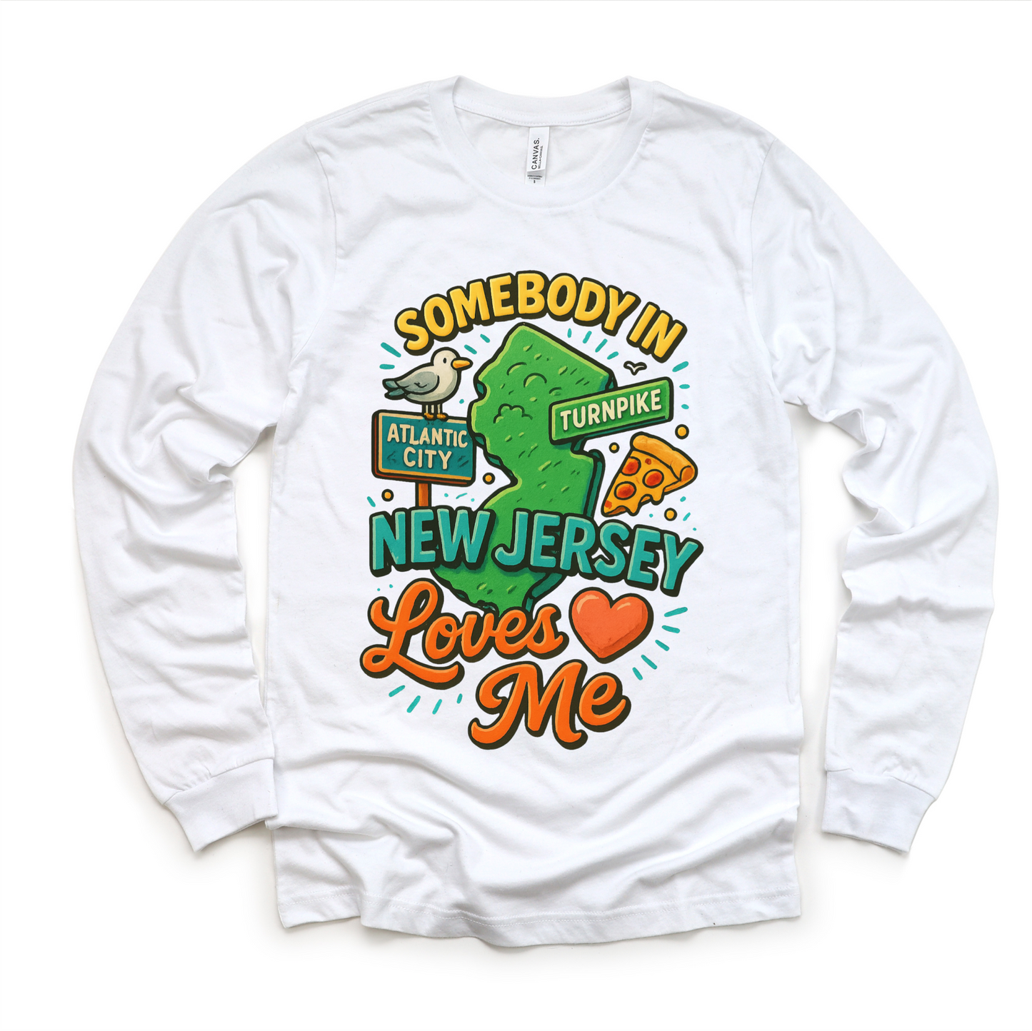 Somebody In New Jersey Loves Me Shirt - State Souvenir Tee - Convenient store