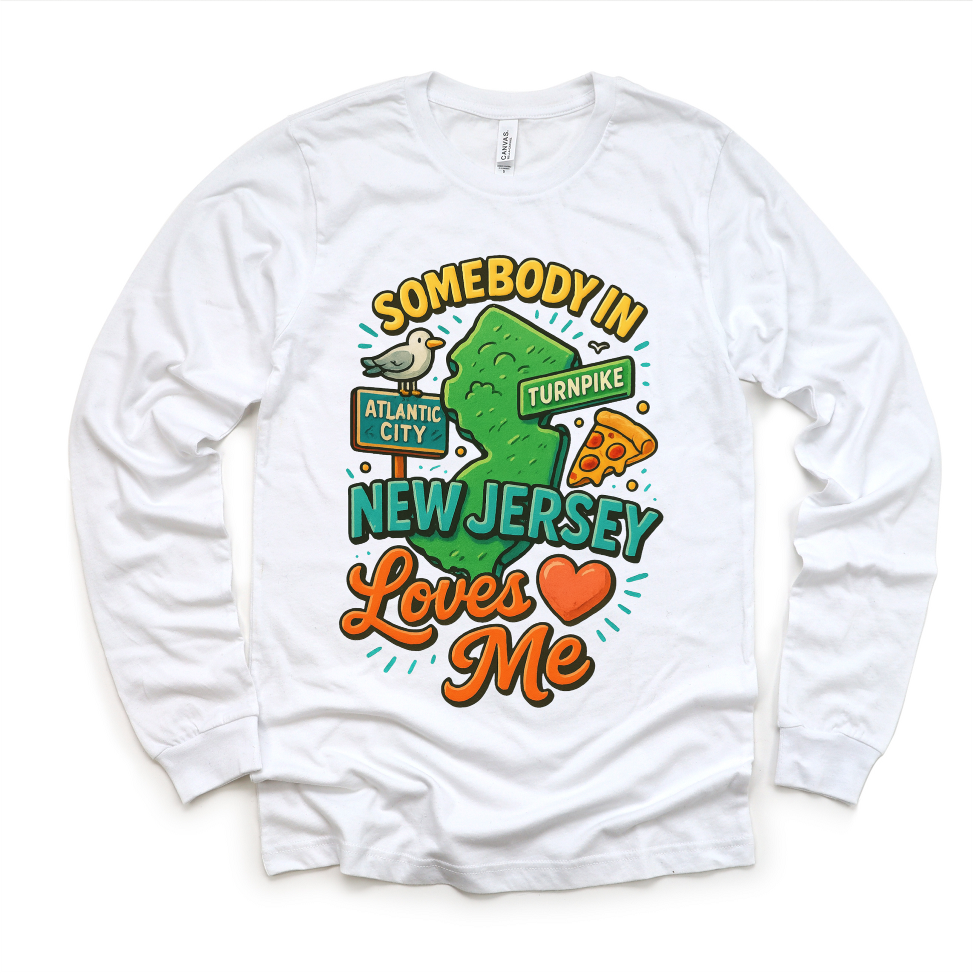 Somebody In New Jersey Loves Me Shirt - State Souvenir Tee - Convenient store