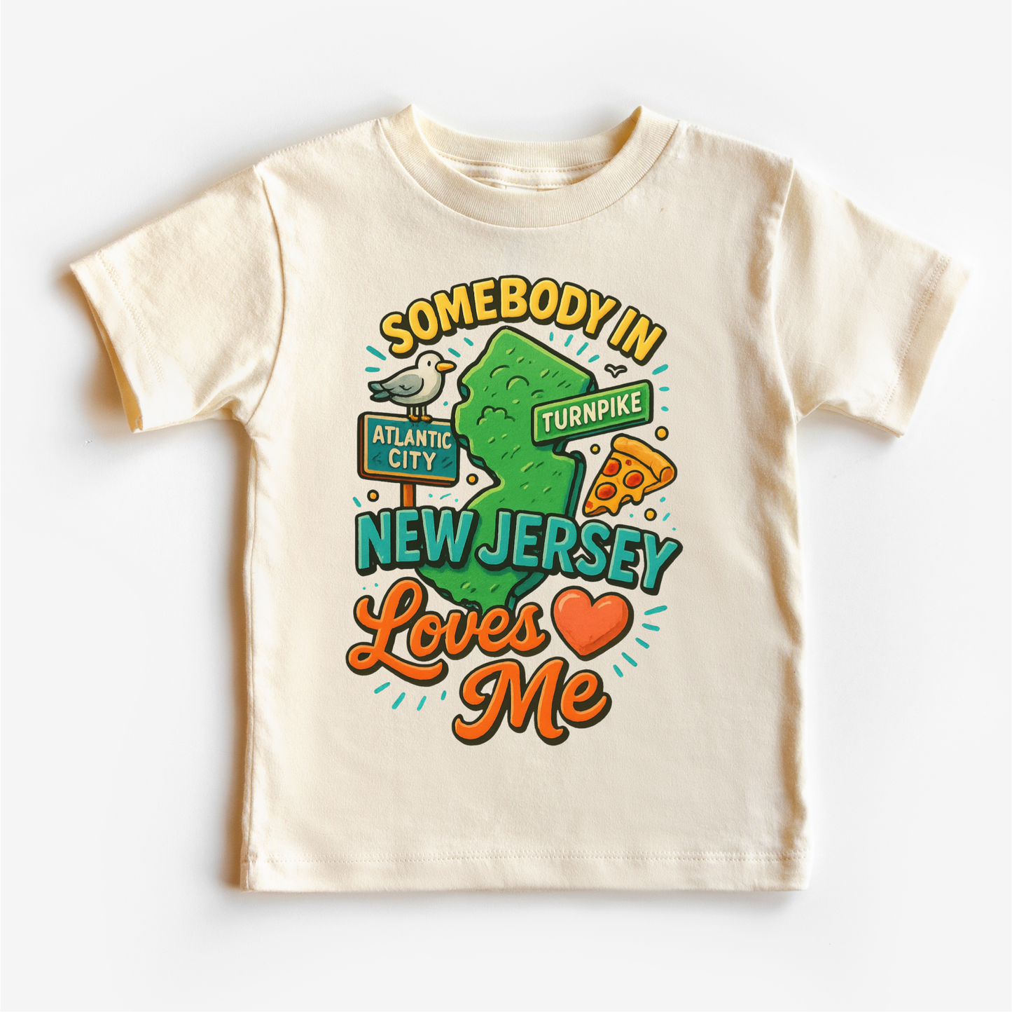 Somebody In New Jersey Loves Me Shirt - State Souvenir Tee - Convenient store