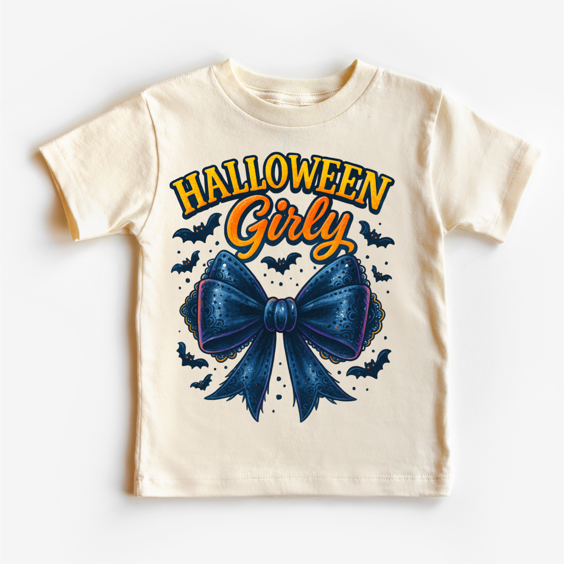 Halloween Girly Bows and Bats Shirt - Halloween Tee - Convenient store