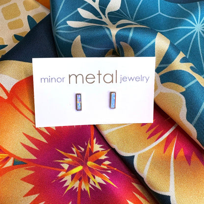 Modern Opal Earrings