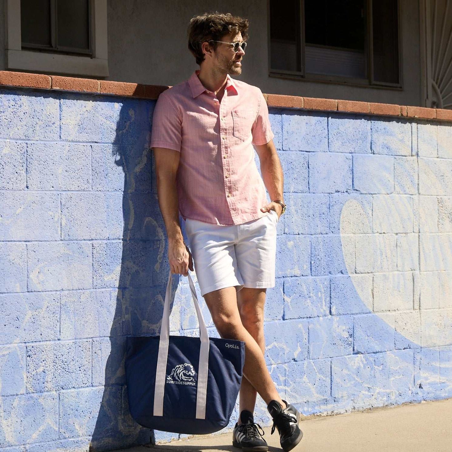 Andrew 7.5" Stretch Twill Short - Brilliant White - Convenient store