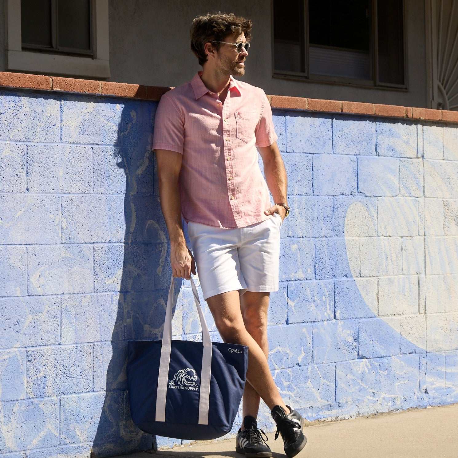 Andrew 7.5" Stretch Twill Short - Brilliant White - Convenient store