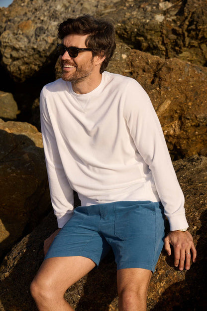 Tyler Corduroy Short - Blue - Convenient store