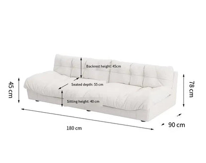 Light Luxury Cream Clouds Living Room Sofa