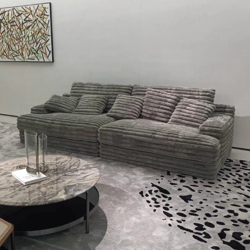 Italian Minimalist Velvet Sofa Bed