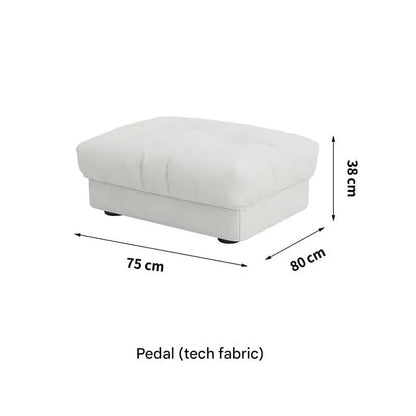 Light Luxury Cream Clouds Living Room Sofa